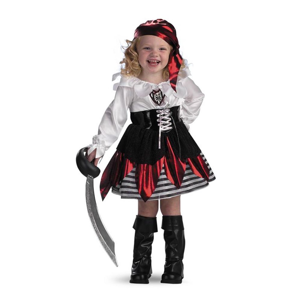 Picture of Petite Pirate Deluxe Toddler Costume