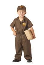 Picture of UPS Delivery Uniform Toddler Costume