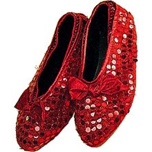 Picture of Red Sequin Shoe Cover Child