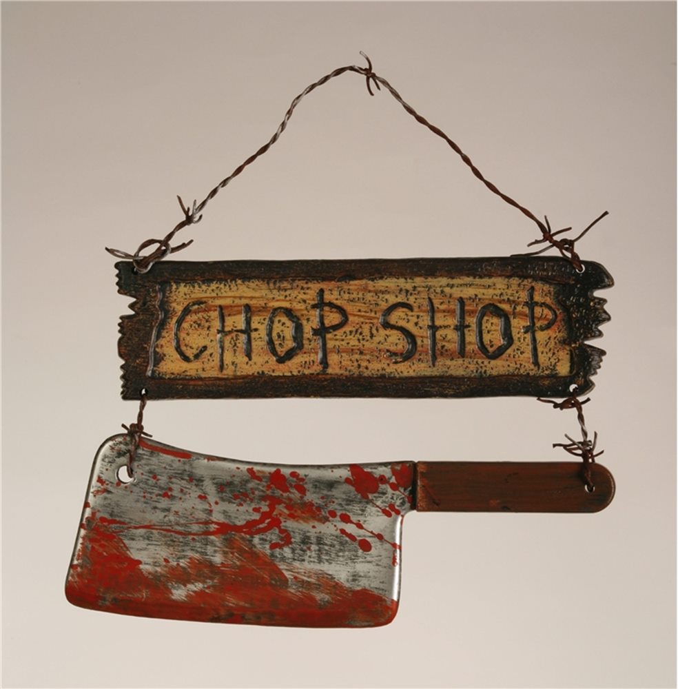 Picture of Chop Sign with Cleaver