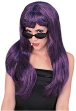 Picture of Purple Black Glamour Wig 