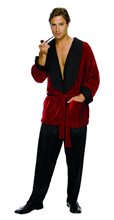 Picture of Playboy Hugh Hefner Smoking Jacket Adult Mens Costume