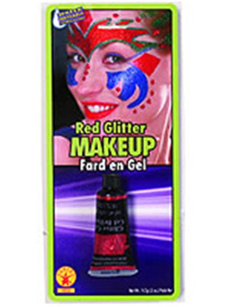Picture of Red Glitter Gel Makeup