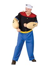 Picture of Popeye Plus Size Adult Mens Costume