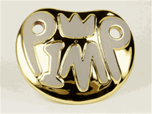 Picture of Gold Pimp Pacifier