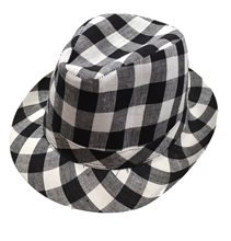 Picture of Checkered Fedora Adult Hat