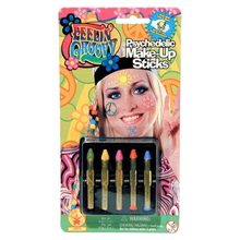 Picture of Groovy Psychedelic Makeup Sticks