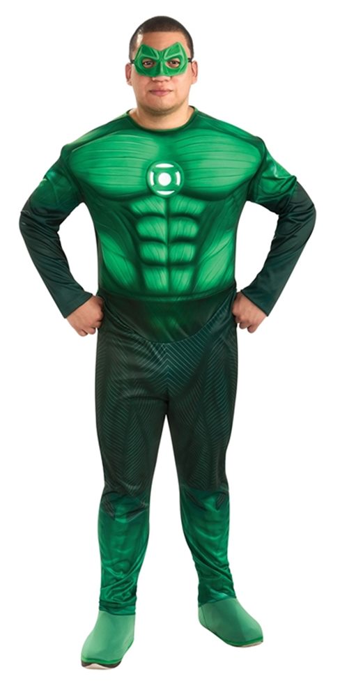 Picture of Green Lantern Muscle Deluxe Plus Size Costume