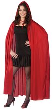 Picture of Red Hooded Adult Cape