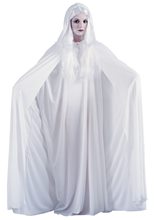 Picture of White Hooded Adult Cape