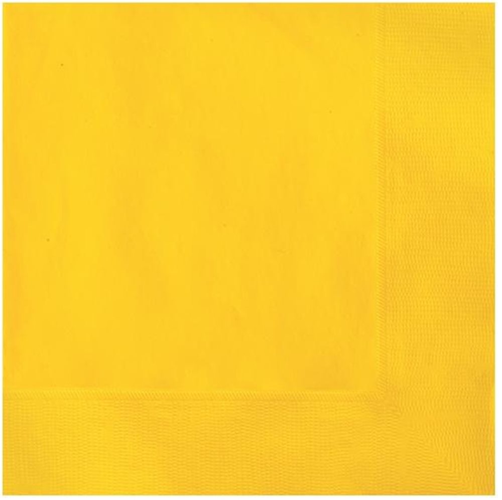 Picture of Sunflower Yellow Lunch Napkins