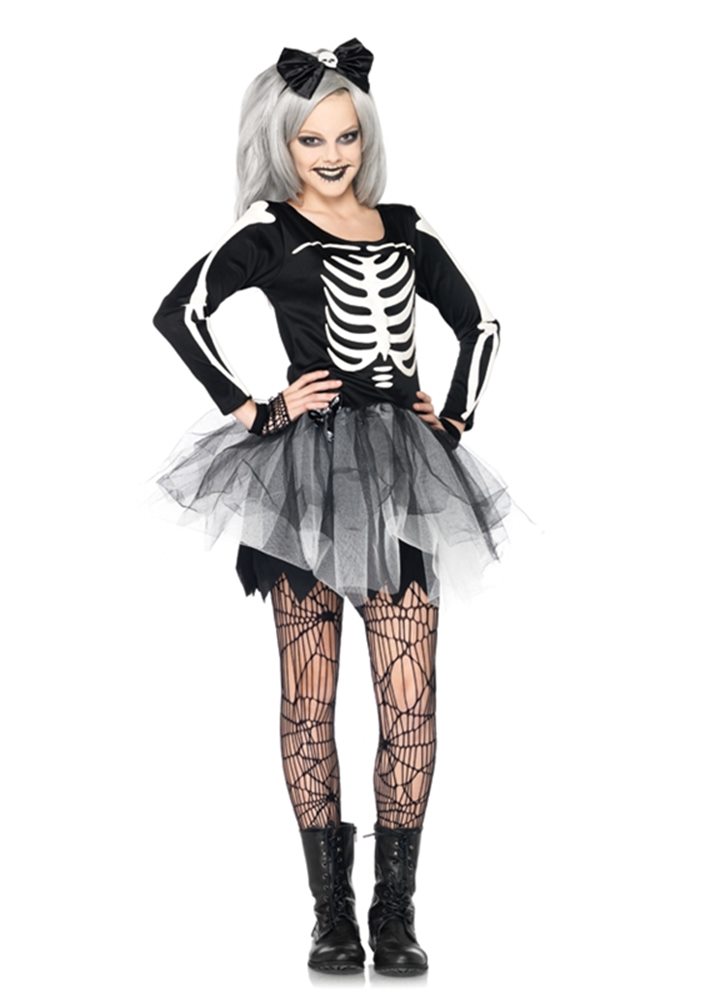 Picture of Sassy Skeleton Child Girl Costume