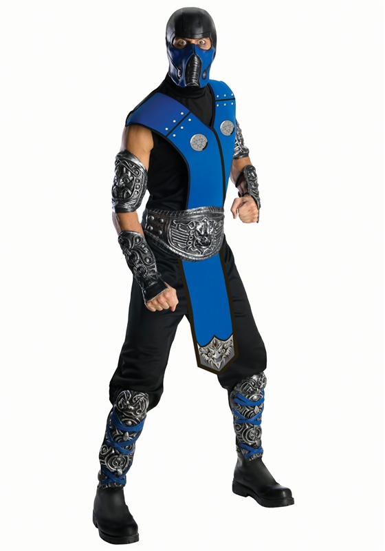 Halloweeen Club Costume Superstore Mortal Kombat Sub Zero Adult Mens 3318