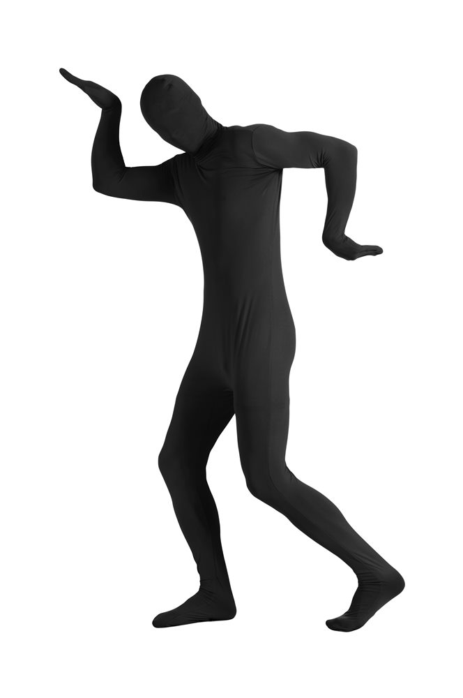 Picture of Black 2nd Skin Suit Adult Mens Costume