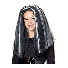 Picture of Glow Streaks Witch Child Wig