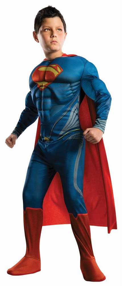 Picture of Superman Man of Steel Deluxe Muscle Child Costume