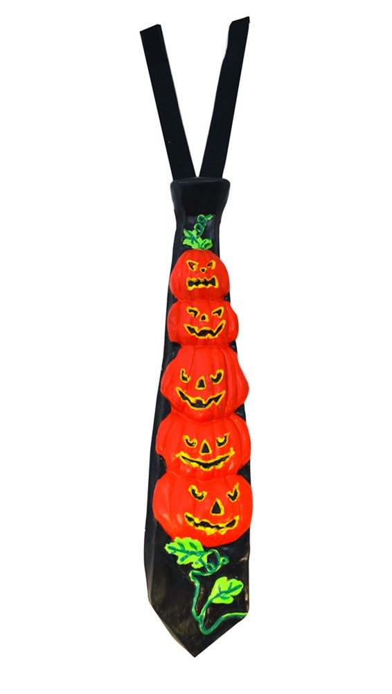 Picture of Necktie with Sound Light Pumpkin
