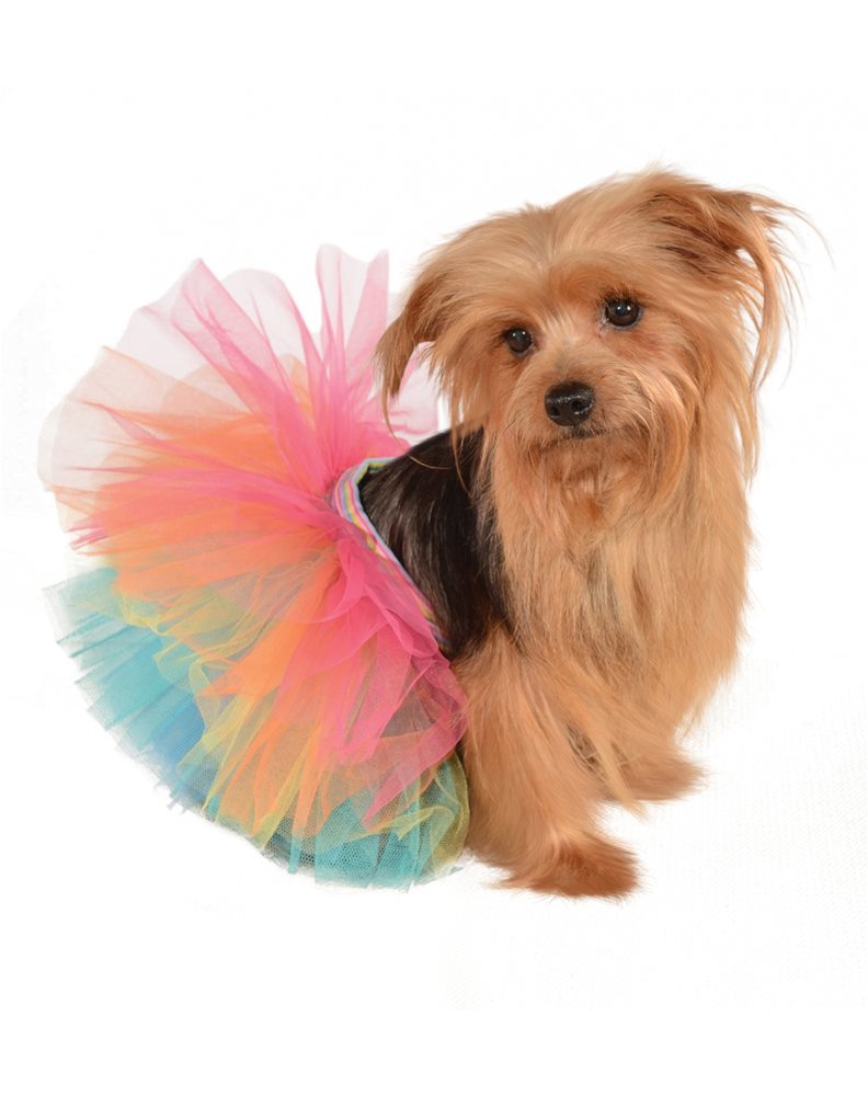Picture of Rainbow Tutu Pet Costume