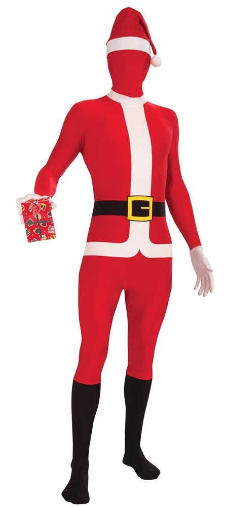 Picture of Santa Claus Disappearing Man Adult Mens Skin Costume