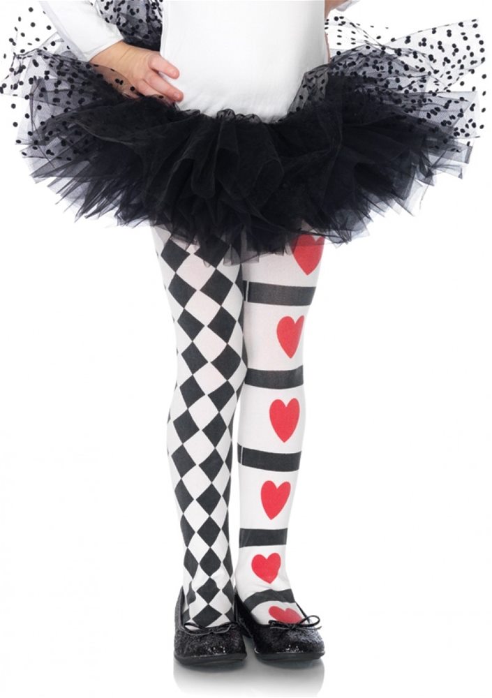 Picture of Harlequin Heart Child Tights