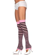 Picture of Opaque Striped Leg Warmers (More Colors)