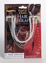 Picture of Pearl & Chain Hair Wrap