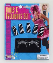 Picture of 80s to the Max Nails & Eyelashes Set