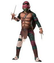 Picture of Ninja Turtles Movie Deluxe Muscle Raphael Child Costume