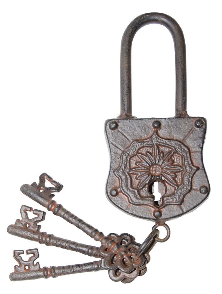 Picture of Iron Door Lock with Keys