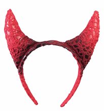Picture of Red Devil Horn Headband