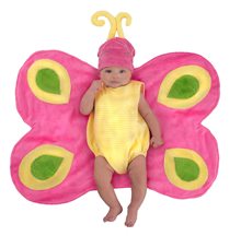 Picture of Beautiful Butterfly Caterpillar Newborn Costume with Swaddle Wings