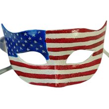 Picture of American Flag Masquerade Mask