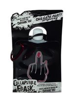 Picture of Middle Finger Womens Collapsible Flask