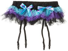 Picture of Mini Turquoise & Purple Petticoat with Garters