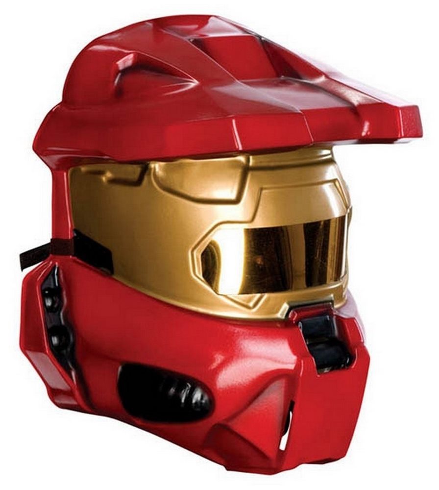 Picture of Halo Red Spartan Adult Half Mask
