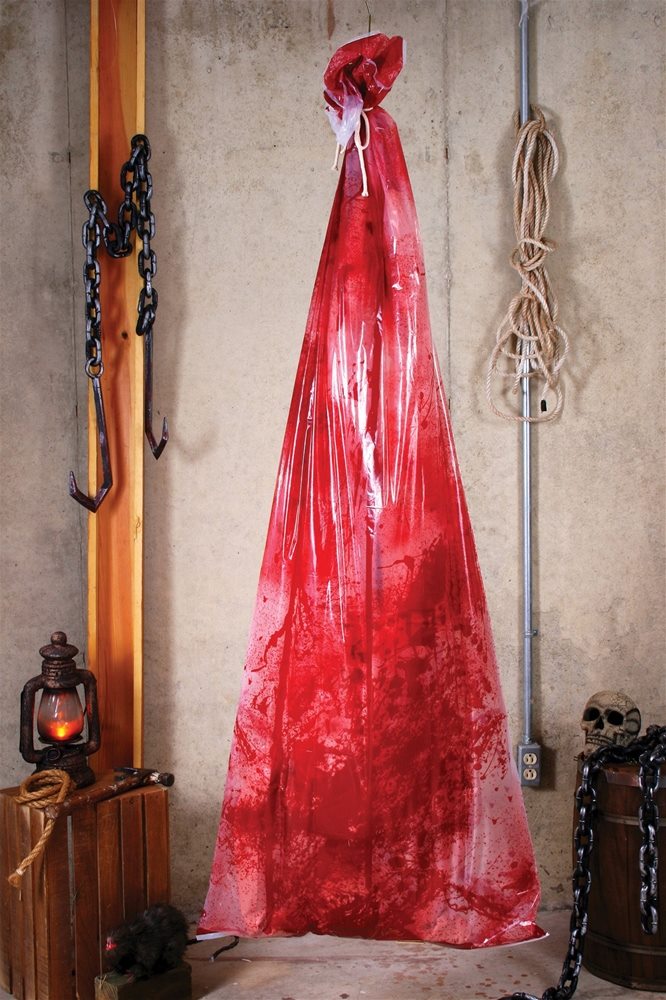 Picture of Bloody Body in a Bag Prop