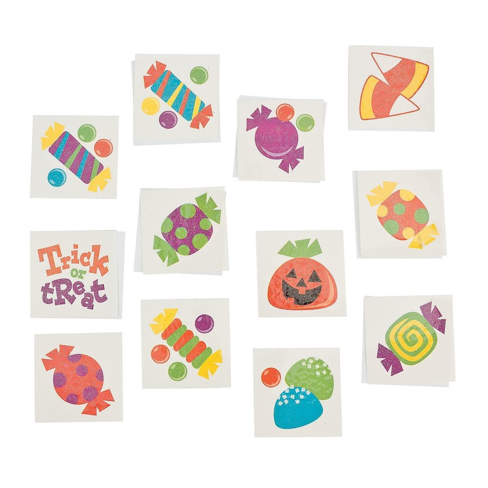 Picture of Trick or Treat Paper Tattoos