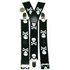 Picture of Black Large Skull & Crossbones Suspenders