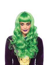 Picture of Misfit Villain Wavy Green Wig