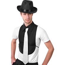Picture of Gangster Shirt Front with Tie