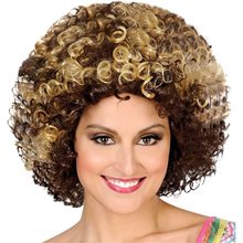 Picture of Brown and Blonde 70s Afro Wig