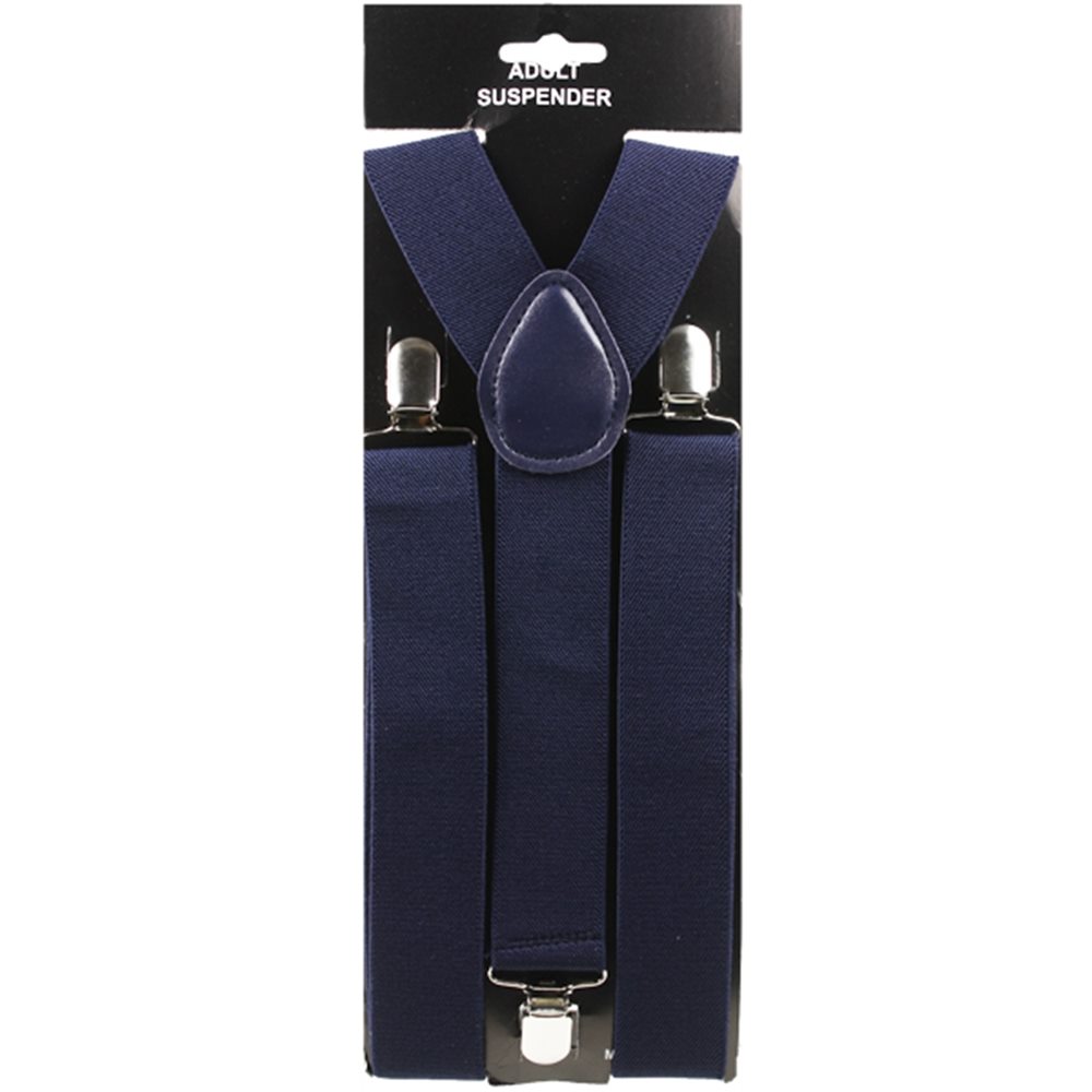 Picture of Navy Blue Wide Suspenders