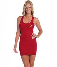 Picture of I Am Starfleet Red Juniors Tank Dress