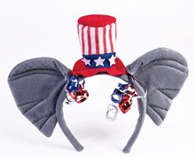 Picture of Republican Elephant Patriotic Headband