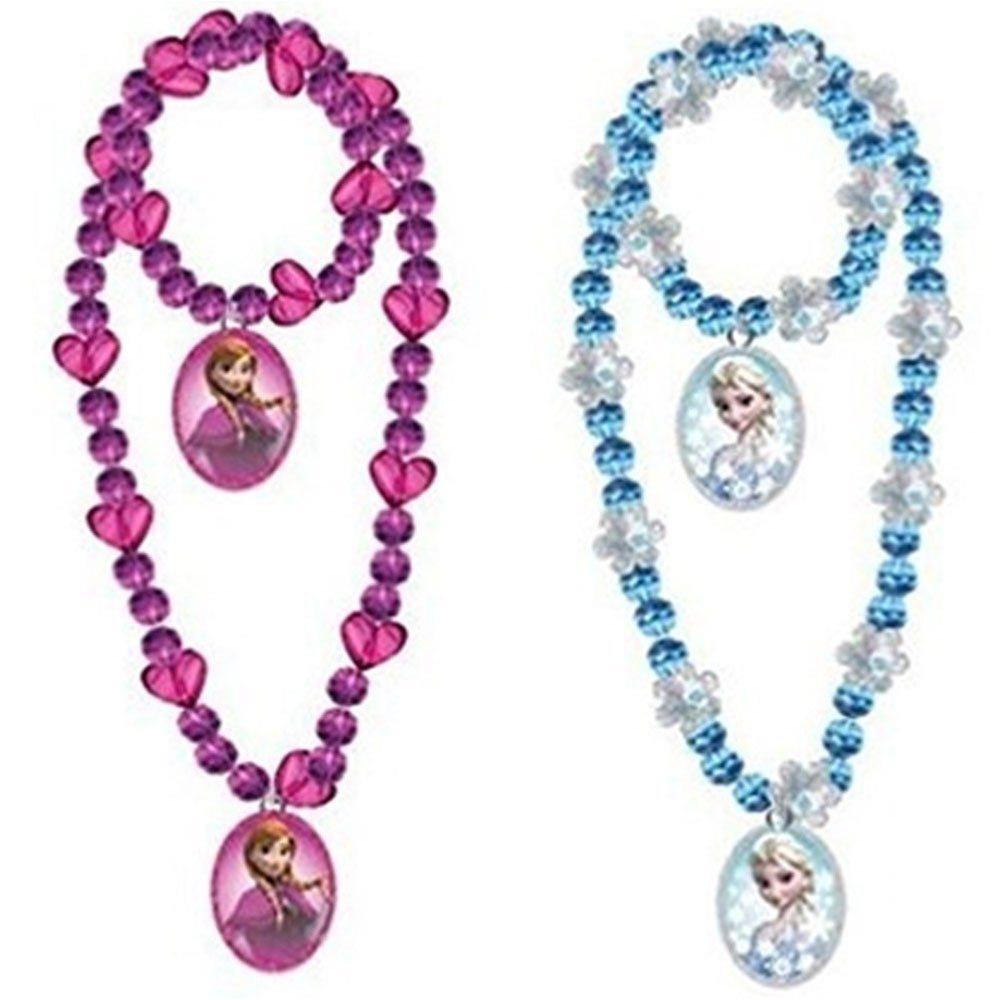 Picture of Frozen Beaded Necklace & Bracelet Set
