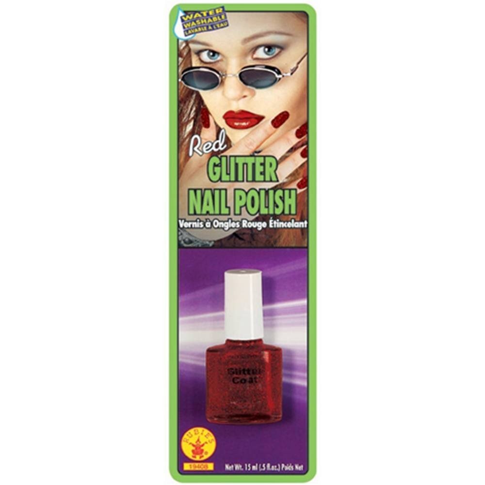 Picture of Red Glitter Nail Polish