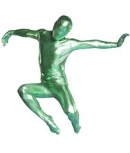 Picture of Green Shiny Adult Unisex Skin Suit