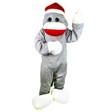 Picture of Sock Monkey Super Deluxe Adult Unisex Costume