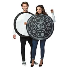 Picture of Oreo Cookie Adult Couple Costume Set