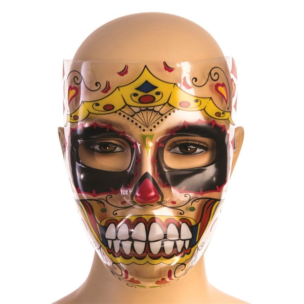 Picture of Day of the Dead Royalty Transparent Mask
